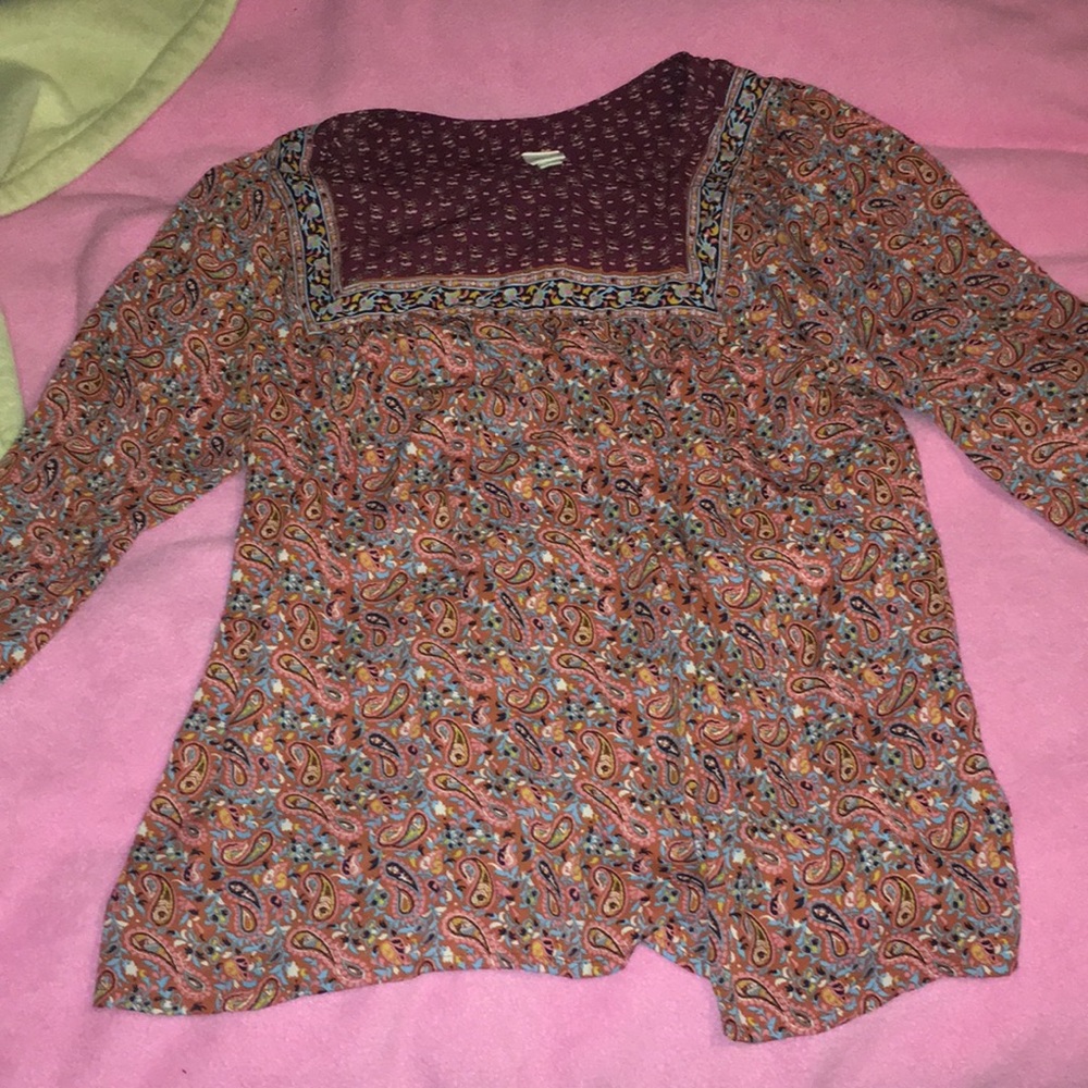 Long sleeve blouse